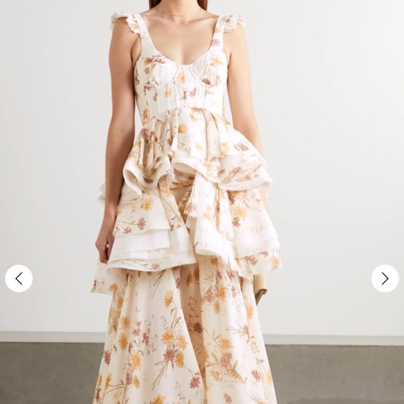 Brock Collection Dresses & Skirts - Brock Collection Floral Silk Gown (NWT)